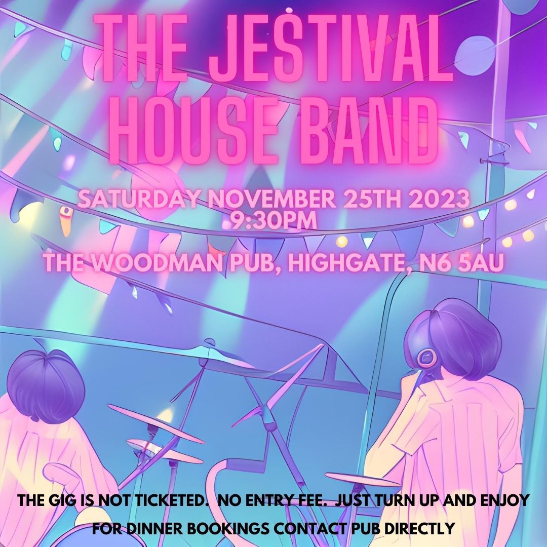 Jestival play on Sat 25th November – with DJ after til 1.30am